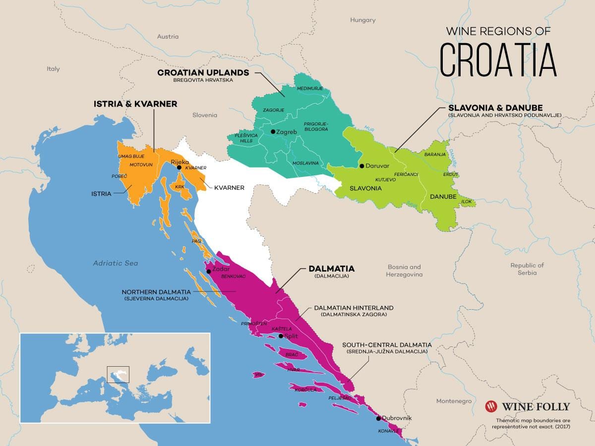 mapa de croàcia cellers