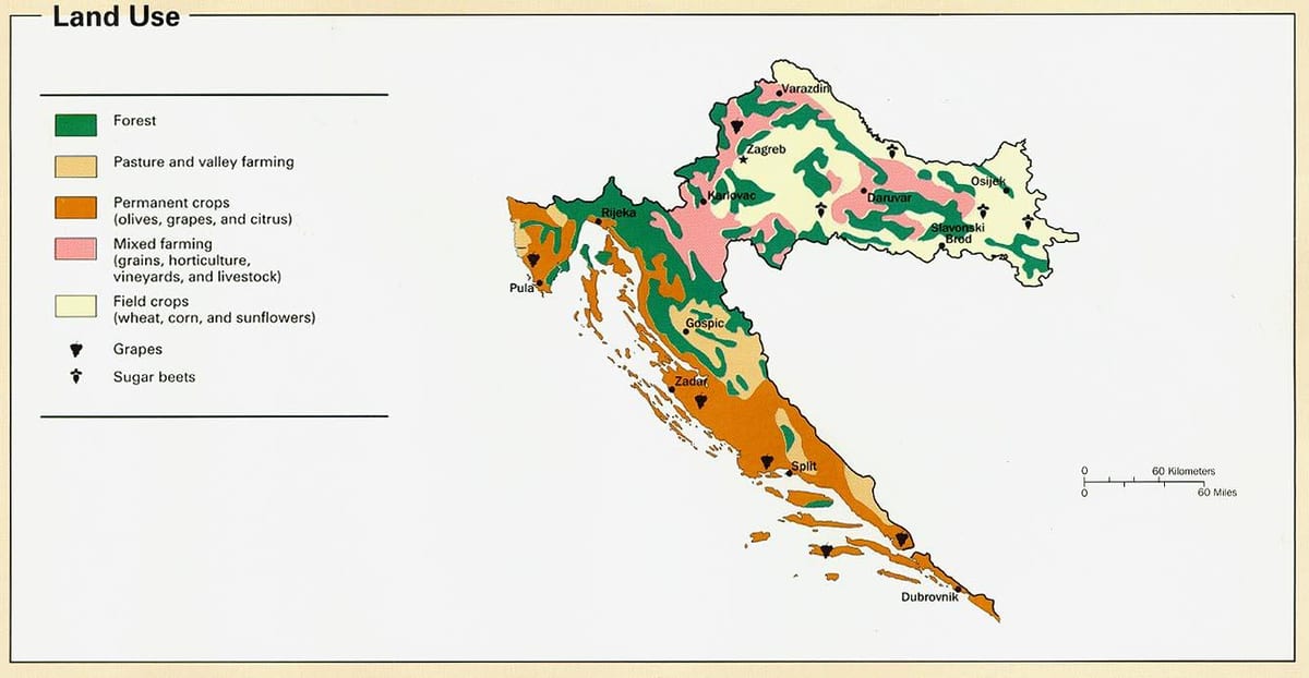 mapa de croàcia climàtic