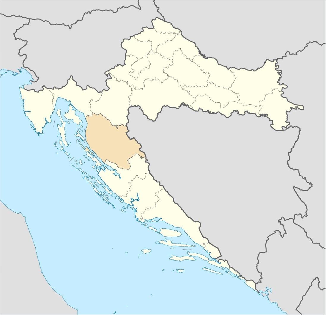 senj croàcia mapa