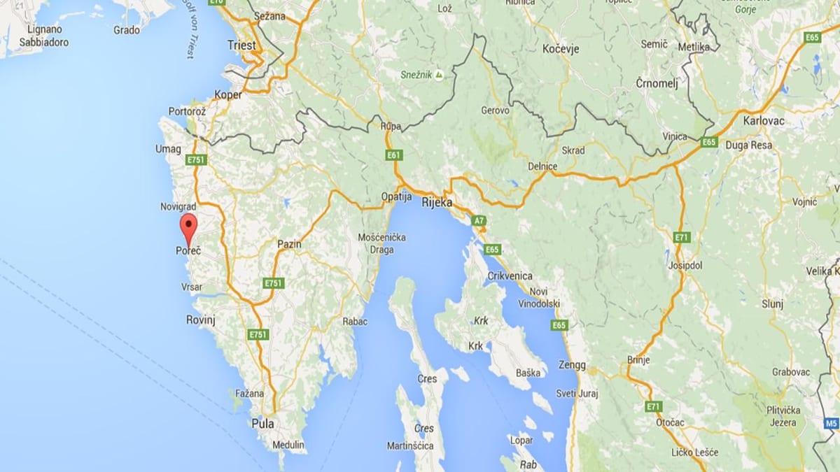 mapa de porec croàcia 