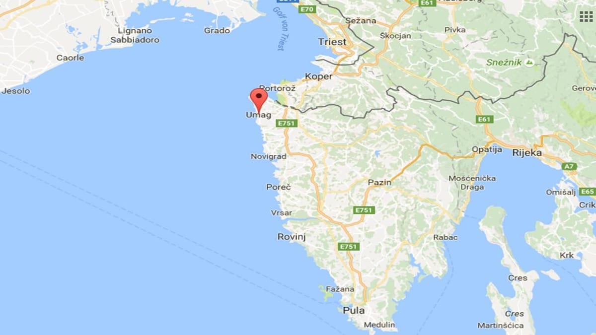 mapa de croàcia umag