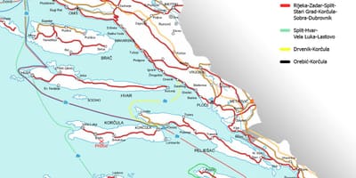 Mapa de croàcia ferri