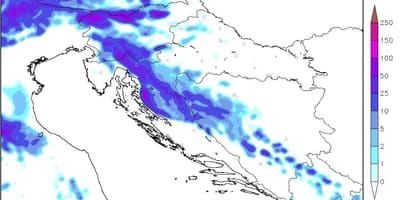 Mapa de croàcia radar
