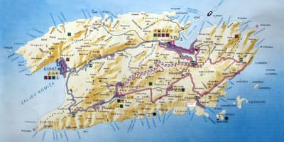 Mapa vis croàcia