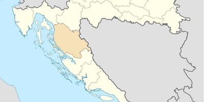 Senj croàcia mapa