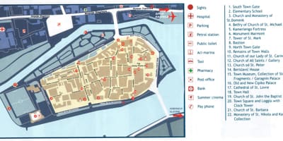 Croàcia trogir mapa