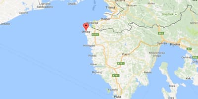 Mapa de croàcia umag